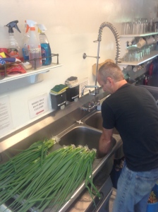 Me with about 4 pounds of scallions.